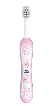 CHICCO SPAZZOLINO PRIMI DENTI DA LATTE ROSA 6-36 MESI - Farma Nice