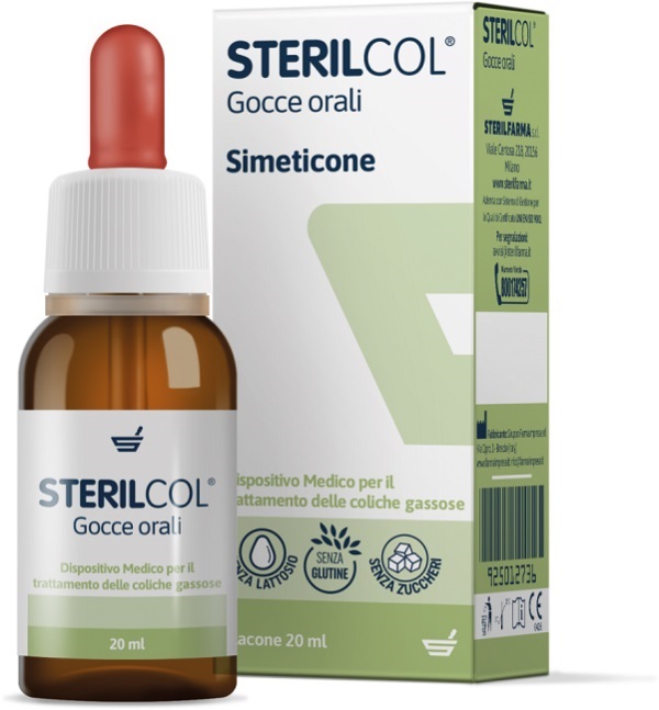 STERILCOL GOCCE ORALI SOSPENSIONE GASTROFUNZIONALE FLACONCINO 20 ML - Farma Nice