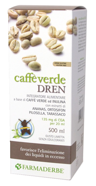 CAFFE' VERDE DRENANTE 500 ML - Farma Nice
