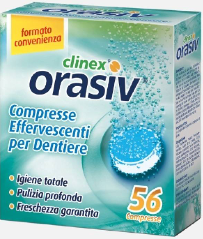 ORASIV CLINEX 56 COMPRESSE EFFERVESCENTI - Farma Nice