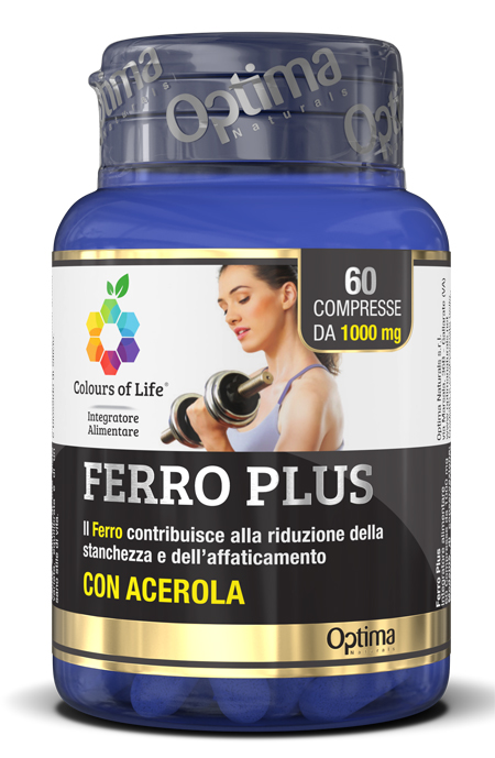 COLOURS OF LIFE FERRO PLUS 60 COMPRESSE 1000 MG - Farma Nice
