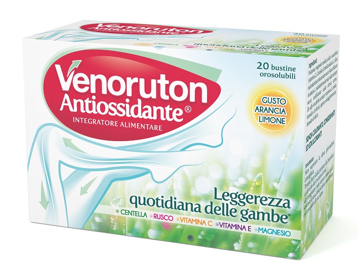 VENORUTON ANTIOSSIDANTE 20 BUSTINE OROSOLUBILI MONODOSE - Farma Nice
