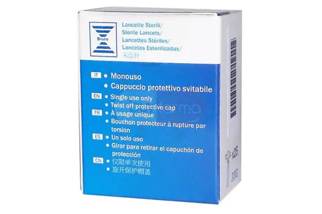 LANCETTE PUNGIDITO BRUNO 25 PEZZI - Farma Nice