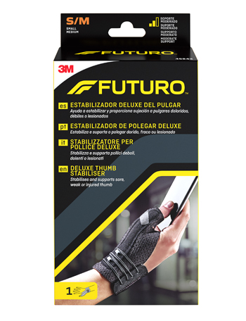 STABILIZZATORE PER POLLICE FUTURO NERO SMALL/MEDIUM 1 PEZZO - Farma Nice
