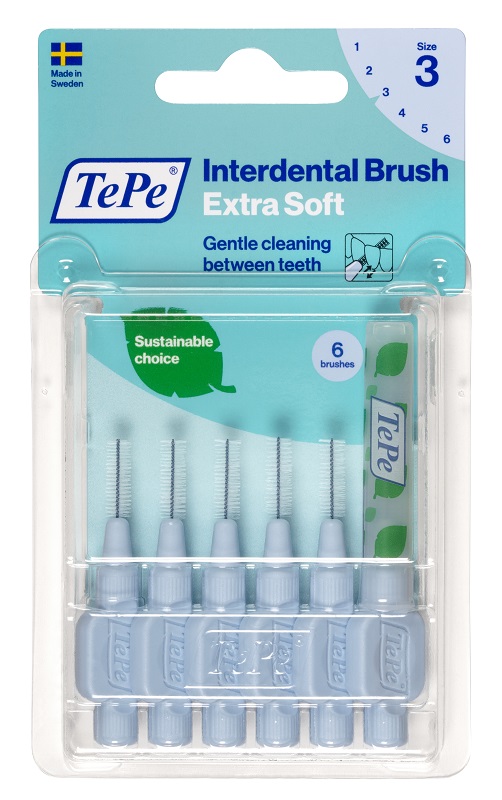TEPE SCOVOLINO XSOFT BLU 0,6 MM 6 PEZZI - Farma Nice