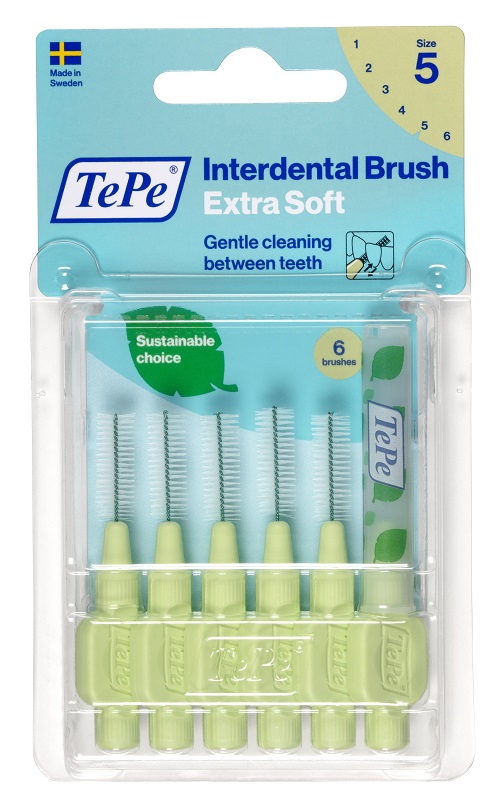TEPE SCOVOLINO XSOFT VERDE 0,8MM 6 PEZZI - Farma Nice