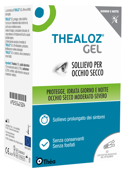 THEALOZ GEL OFTALMICO 30 CONTENITORI MONODOSE 0,4 G - Farma Nice