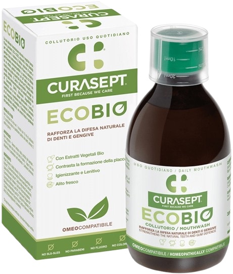 CURASEPT COLLUTORIO ECOBIO 300 ML PHARMADENT - Farma Nice