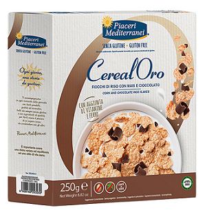 PIACERI MEDITERRANEI CEREALORO FIOCCHI RISO MAIS E CIOCCOLATO 250 G - Farma Nice