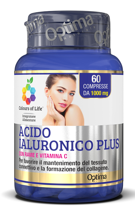 COLOURS OF LIFE ACIDO IALURONICO PLUS 60 COMPRESSE 1000 MG - Farma Nice