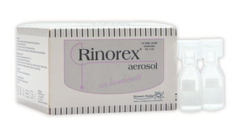 FIALA PER AEROSOL RINOREX BICARBONATO 25 FIALE 3 ML - Farma Nice