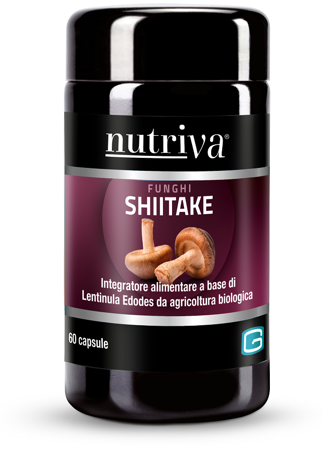 NUTRIVA SHIITAKE BIO 60 CAPSULE - Farma Nice