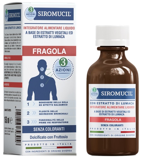 SIROMUCIL 3 AZIONI FRAGOLA 150 ML - Farma Nice