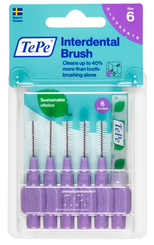 TEPE SCOVOLINO VIOLA 1,1MM 6 PEZZI - Farma Nice