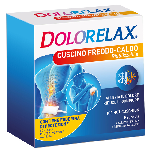 ICE HOT DOLORELAX CUSCINO RIUTILIZZABILE 11X26 CM 2 PEZZI - Farma Nice
