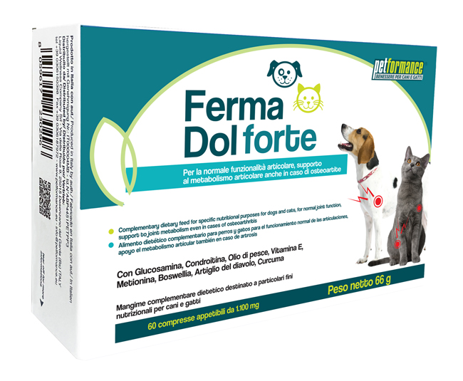 PETFORMANCE FERMA DOL FORTE 60 COMPRESSE - Farma Nice