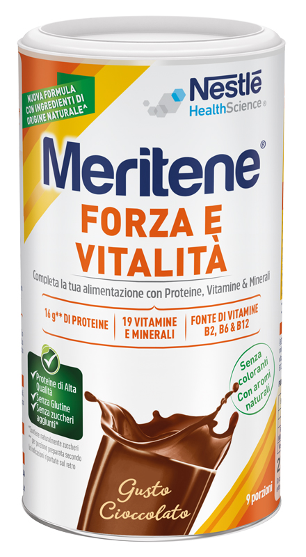 MERITENE FORZA E VITALITA' CIOCCOLATO 270 G - Farma Nice