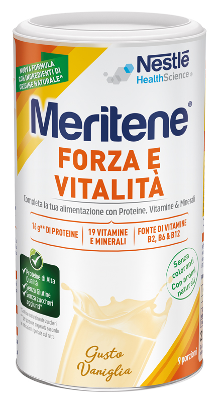 MERITENE FORZA E VITALITA' VANIGLIA 270 G - Farma Nice