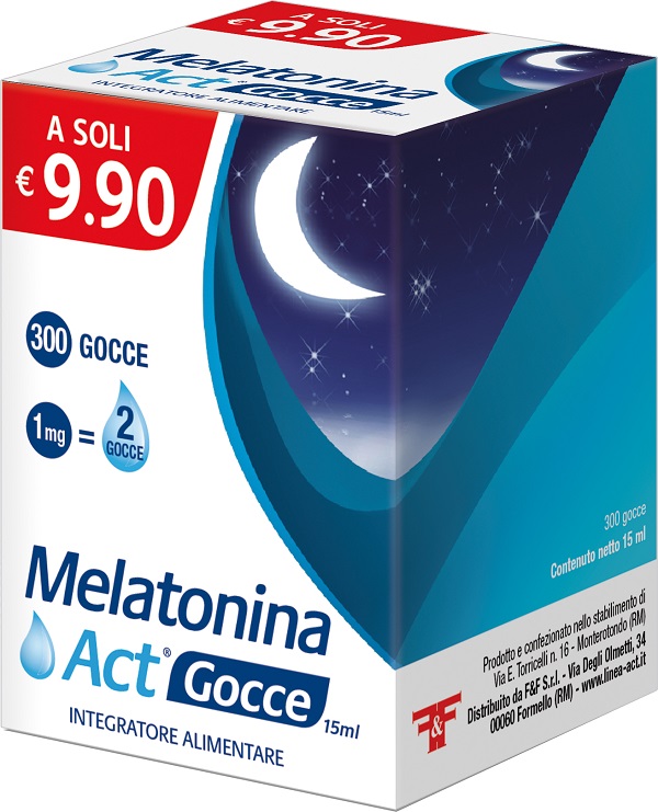 MELATONINA ACT GOCCE 15 ML - Farma Nice