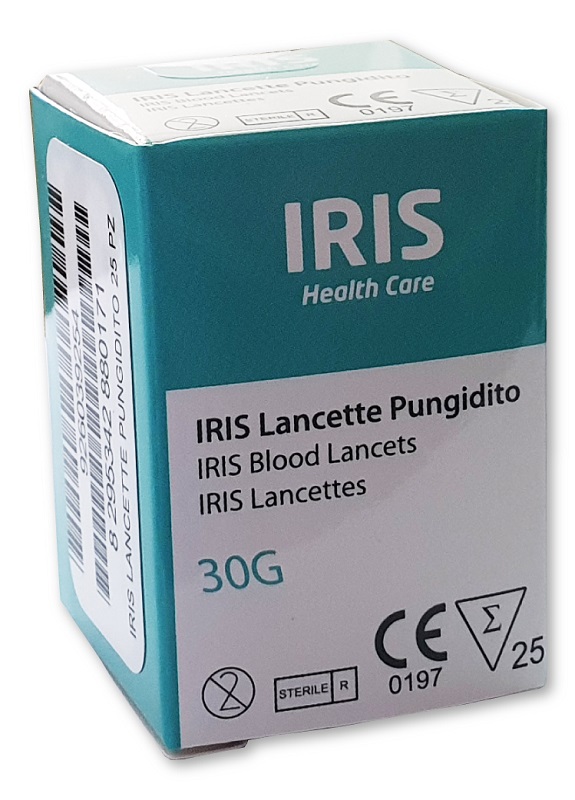 LANCETTE PUNGIDITO IRIS 25 PEZZI - Farma Nice
