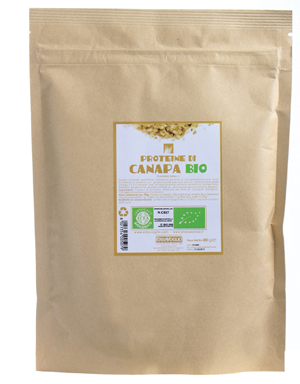 PROTEINE CANAPA BIOLOGICO 450G - Farma Nice
