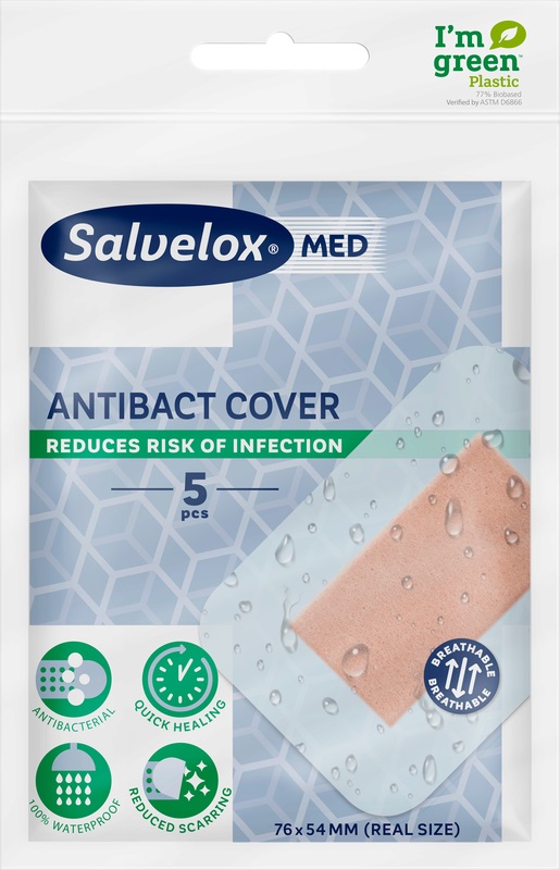 CEROTTO SALVELOX MED ANTIBACT COVER 12X5 CM 5 PEZZI - Farma Nice