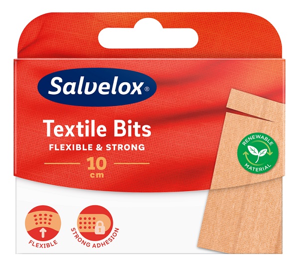 CEROTTO SALVELOX TEXTILE BITS 12X10 CM 10 PEZZI - Farma Nice