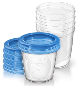 AVENT VASETTI VIA COPERCHIO 180 ML 5 PEZZI - Farma Nice
