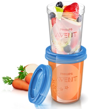 AVENT VASETTI VIA COPERCHIO 240 ML 5 PEZZI - Farma Nice