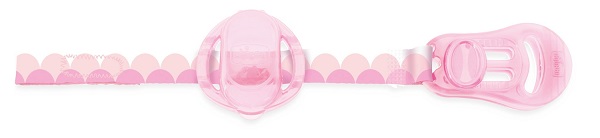 CHICCO CLIP SALVASUCCHIETTO ROSA 1 PEZZO - Farma Nice