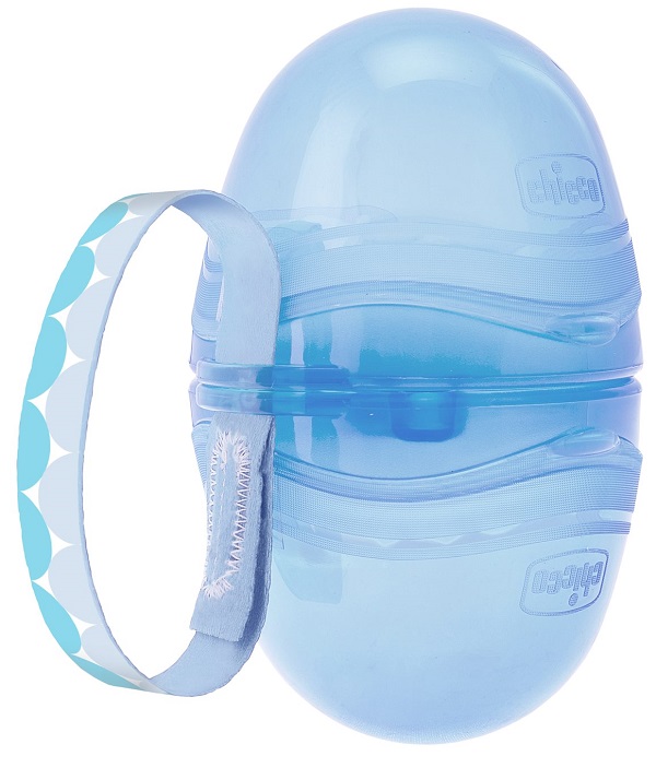 CHICCO PORTASUCCHIETTO DOPPIO BLU 1 PEZZO - Farma Nice