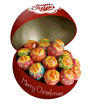 CHUPA CHUPS CHRISTMAS BALL 8 PEZZI - Farma Nice