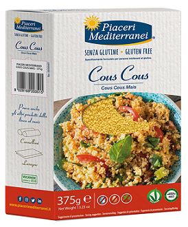 PIACERI MEDITERRANEI COUS COUS DI MAIS 375 G - Farma Nice