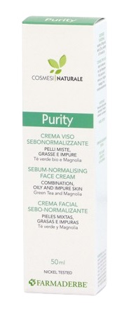PURITY CREMA VISO SEBONORMALIZZANTE 50 ML - Farma Nice