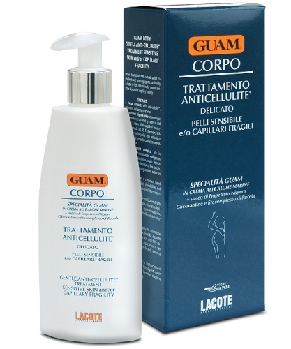 GUAM CREMA CORPO TRATTAMENTO ANTICELLULITE DELICATO PER PELLI SENSIBILI E O CAPILLARI FRAGILI 200 ML - Farma Nice