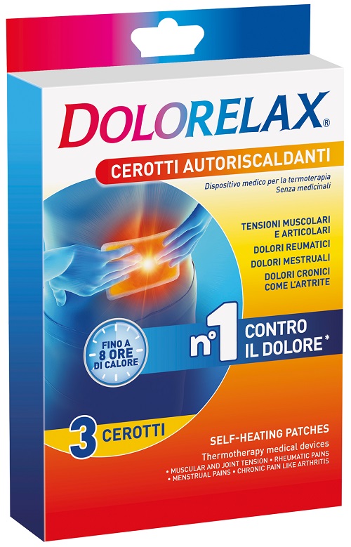 DOLORELAX CEROTTO EFFETTO CALDO 6 PEZZI - Farma Nice