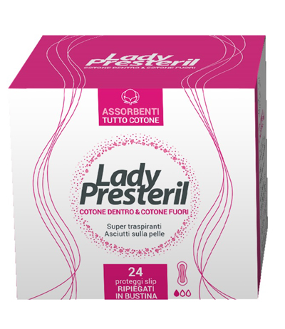 LADY PRESTERIL COTTON POWER PROTEGGI SLIP POCKET ANATOMICI RIPIEGATI PROMO 24 PEZZI - Farma Nice