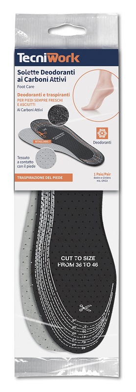 SOLETTE DEODORANTI AI CARBONI ATTIVI 1 PAIO - Farma Nice