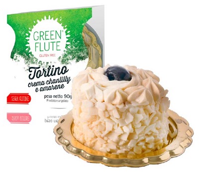 GREEN FLUTE TORTINO CREMA CHANTILLY/AMARENE 90 G - Farma Nice