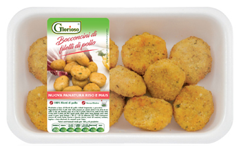 GLORIOSO BOCCONCINI FILETTI DI POLLO FRESCHI COTTI 320 G - Farma Nice