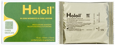 HOLOIL MEDICAZIONE GARZA 10X10CM 10 PEZZI - Farma Nice