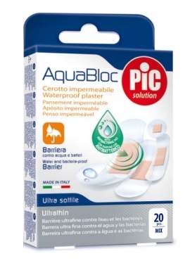 CEROTTO PIC AQUABLOC MIX ANTIBATTERICO 20 PEZZI - Farma Nice