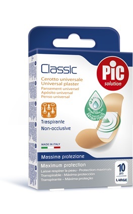 CEROTTO PIC CLASSIC 25X72 MM 10 ANTIBATTERICO 10 PEZZI - Farma Nice