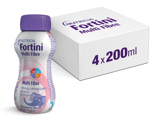 FORTINI MULTI FIBRE GUSTO FRAGOLA 200 ML - Farma Nice