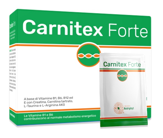 CARNITEX FORTE 20 BUSTINE 100 G - Farma Nice