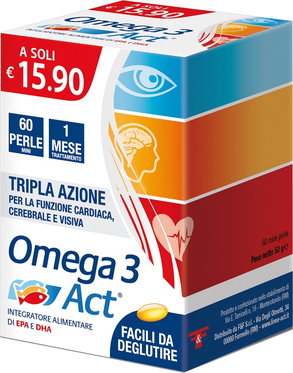 OMEGA 3 ACT 540MG 60 PERLE MINI - Farma Nice