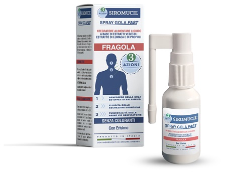 SIROMUCIL 3 AZIONI SPRAY GOLA FAST 15 ML - Farma Nice