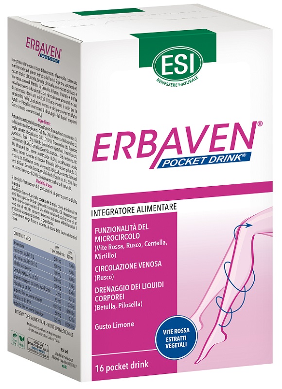 ESI ERBAVEN 16 POCKET DRINK 320 ML - Farma Nice