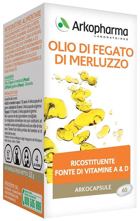 ARKO CAPSULE OLIO FEG MERLUZ 60PRL - Farma Nice