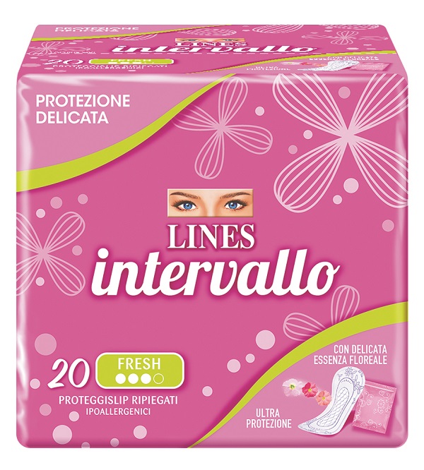 PROTEGGISLIP LINES INTERVALLO FRESH RIPIEGATO 20 PEZZI - Farma Nice
